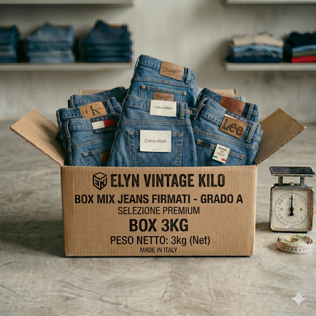 Box Jeans Firmati Mix - Grado A