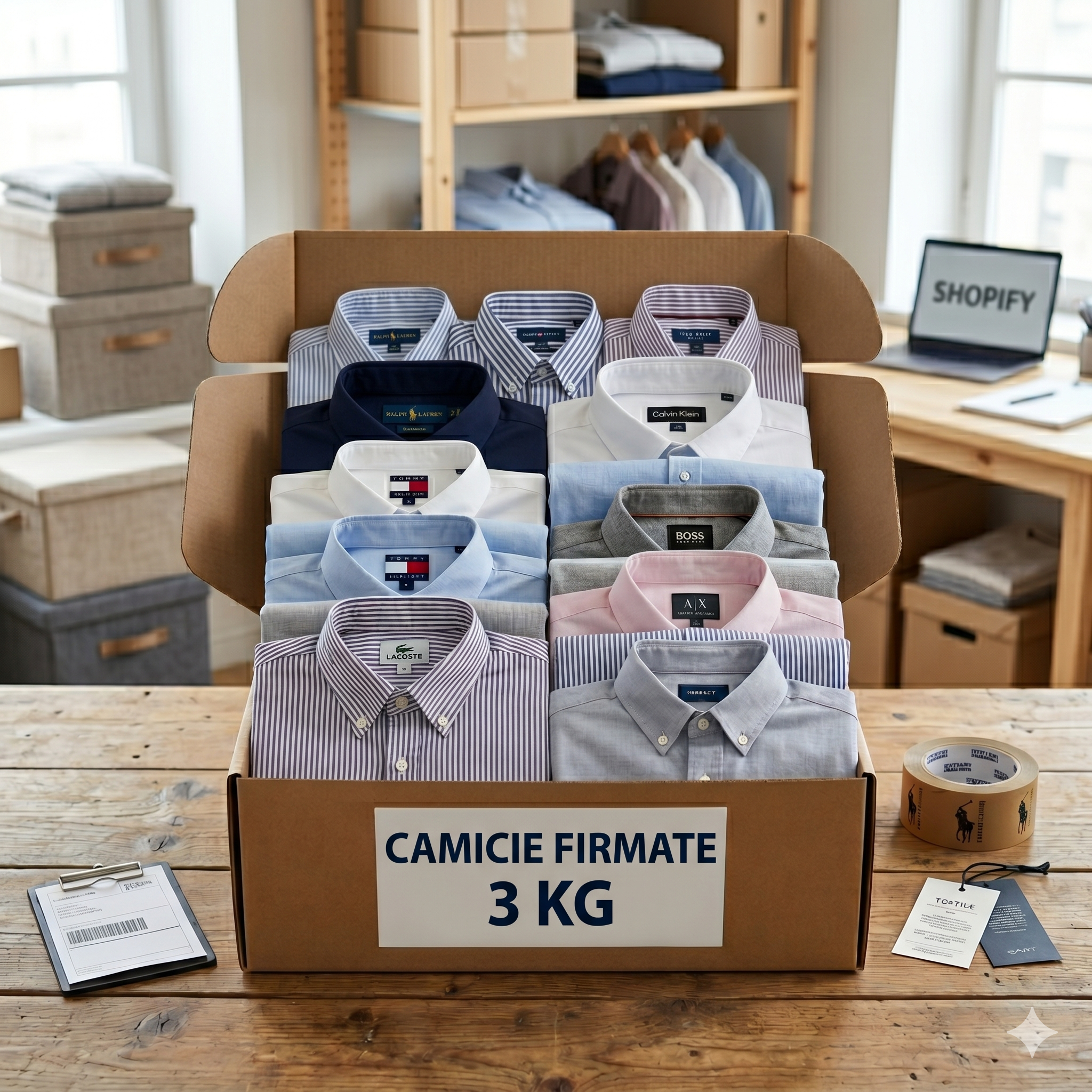 Lotto Camicie Firmate Mix - Stock Premium Brand Assortiti