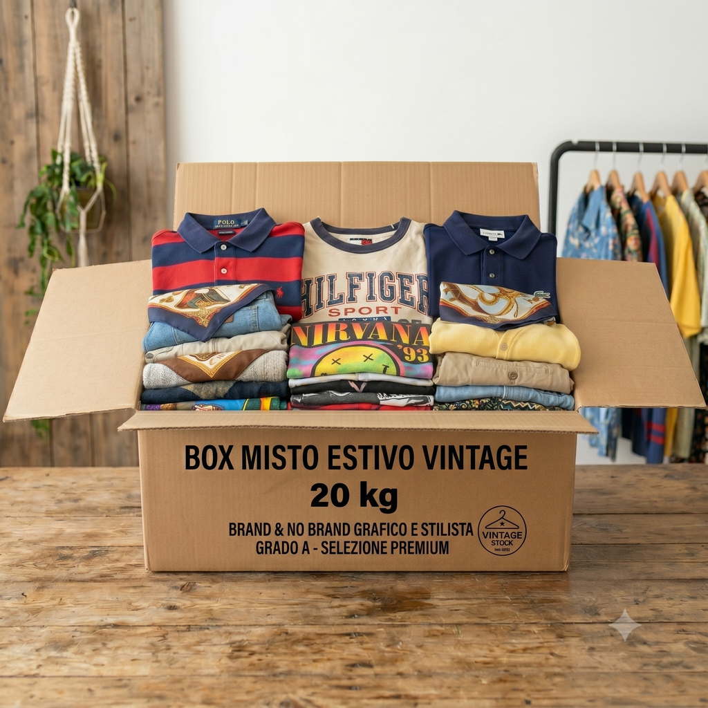 Box Misto Estivo Vintage (Brand & No Brand) - Grado A Selezione Stock