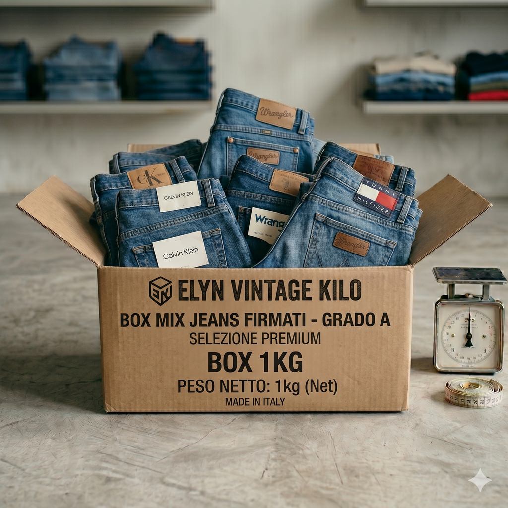 Box Jeans Firmati Mix - Grado A