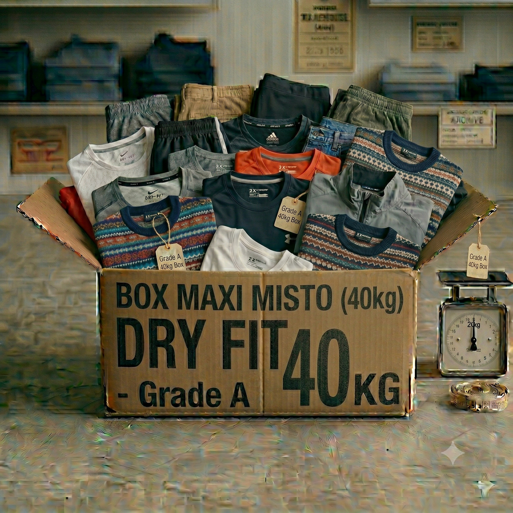 Box Mix Techwear & Dry Fit (Nike, Adidas, North Face) - Grado A