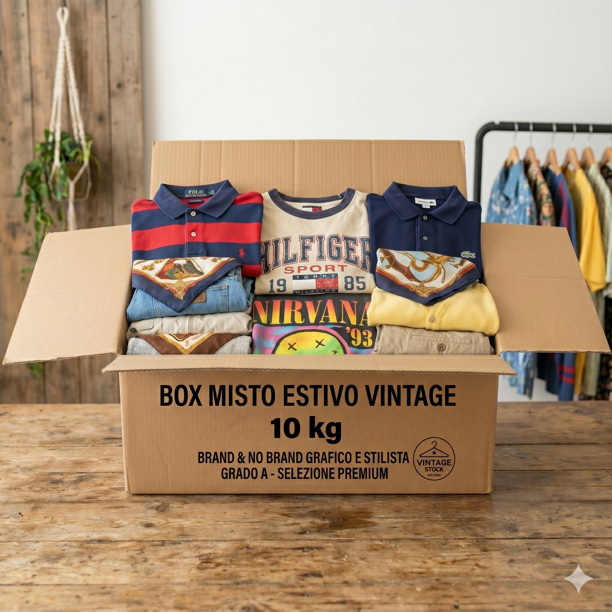 Box Misto Estivo Vintage (Brand & No Brand) - Grado A Selezione Stock