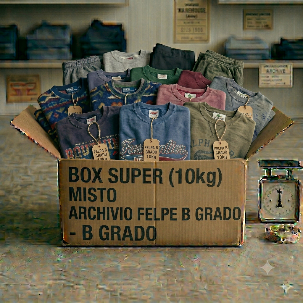 Box Felpe Firmate Mix Economico - Grado B