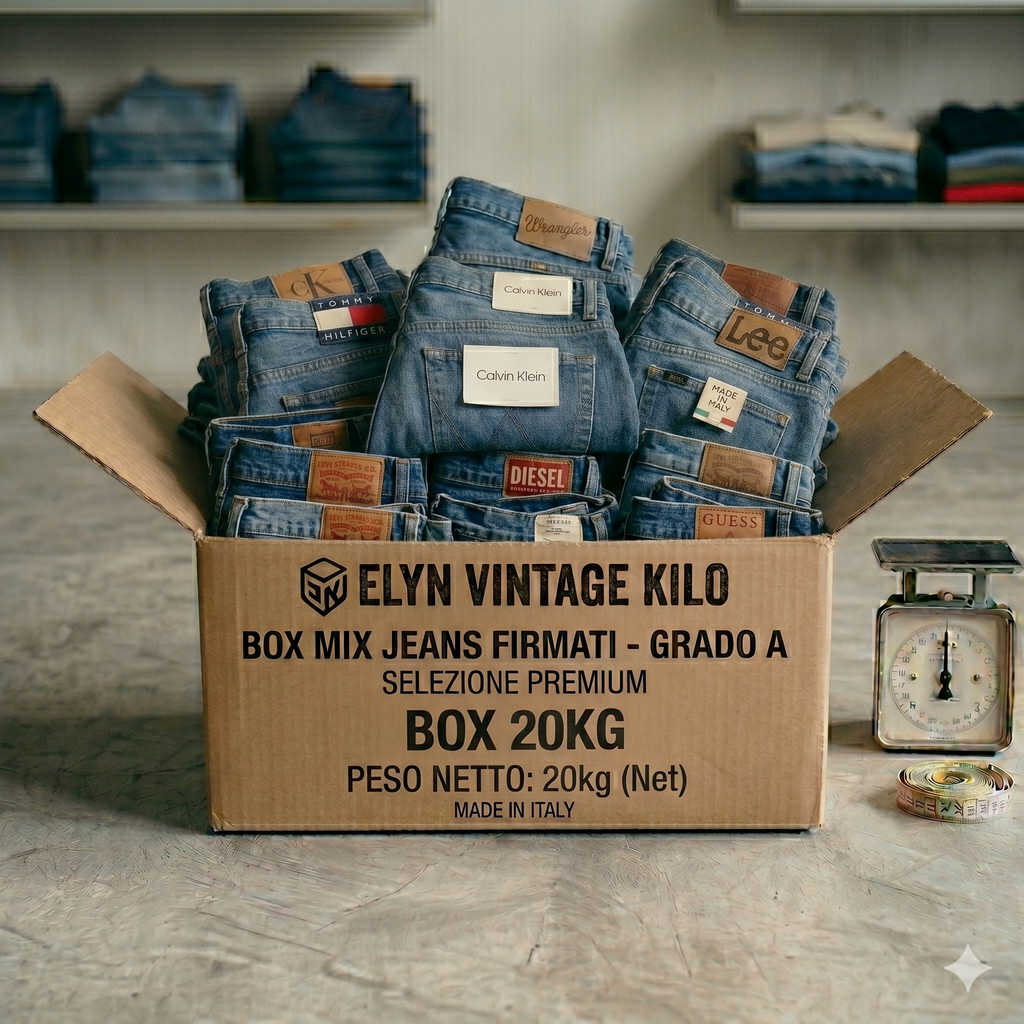 Box Jeans Firmati Mix - Grado A