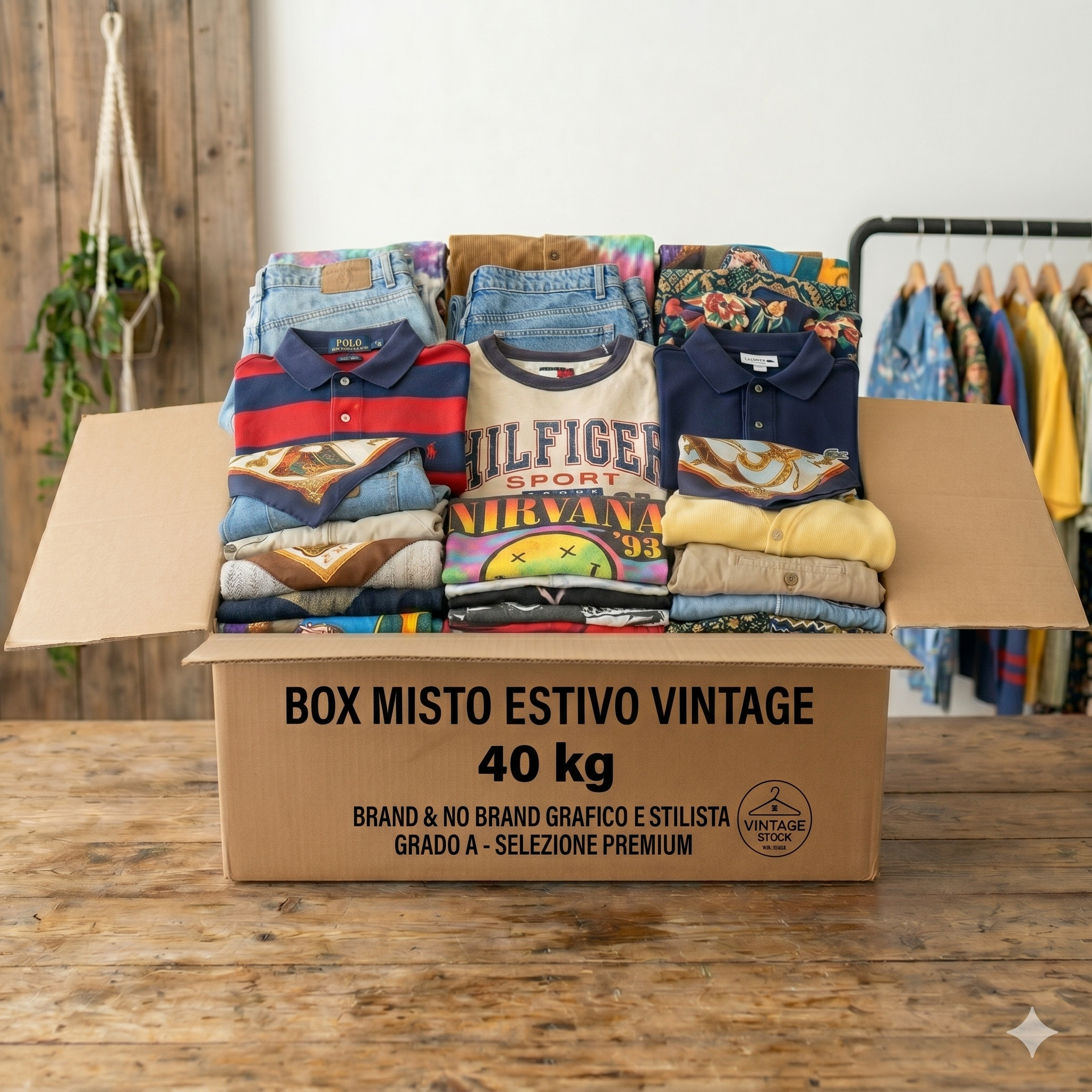 Box Misto Estivo Vintage (Brand & No Brand) - Grado A Selezione Stock